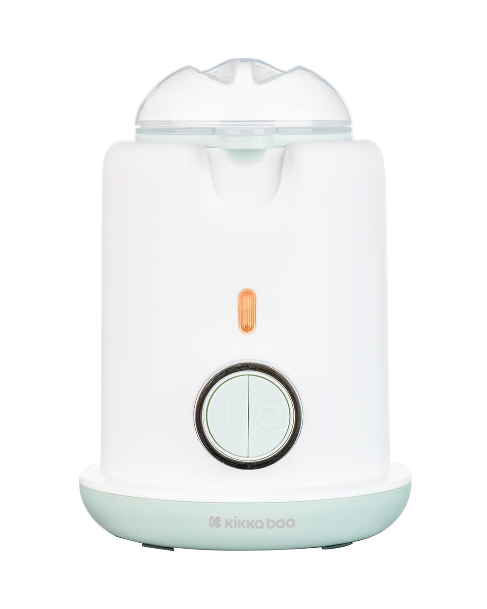 Kikkaboo Sterilisator Warmy 3 in 1 Flaschenw&auml;rmer Entsafter Messbecher Deckel hellgr&uuml;n 