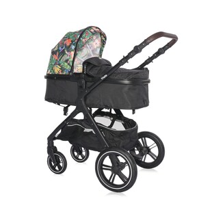 Lorelli Kombikinderwagen 2 in 1 Viola bis 22 kg, Sportsitz umbaubar Wickeltasche bunt 