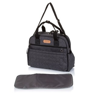 Chipolino Wickeltasche Handtasche universal, Wickelunterlage Reißverschluss grau 