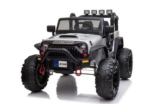 ES-Toys Kinder Elektroauto Buggy Offroad Fernbedienung Stoßdämpfer MP3-Anschluss silber 