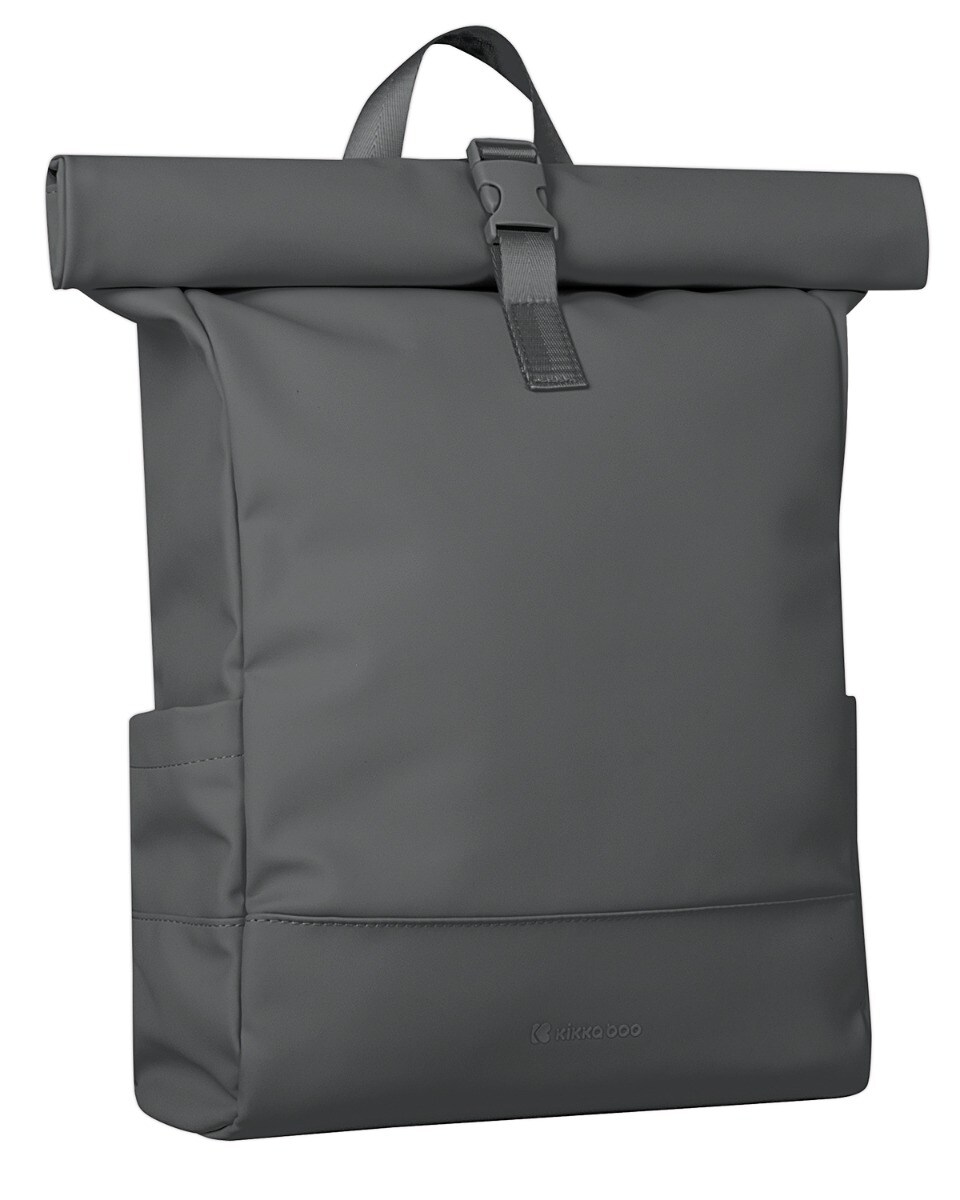 Kikkaboo Wickeltasche Jayden Rucksack Griffl&auml;nge einstellbar, Rei&szlig;verschluss grau 