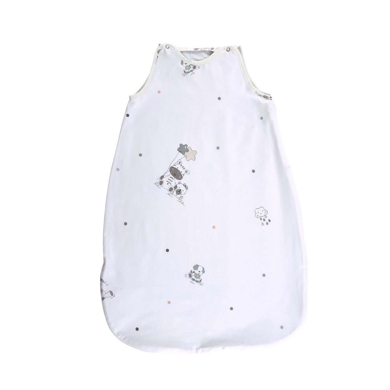 Lorelli Baby-Sommerschlafsack Summer, L&auml;nge 80 cm, Breite 42 cm, 100% Baumwolle wei&szlig; 