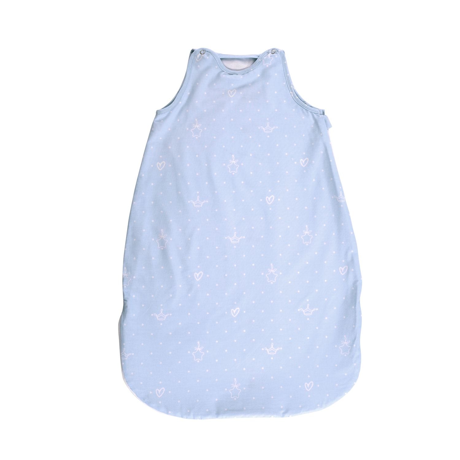Lorelli Baby-Sommerschlafsack Summer, L&auml;nge 100 cm Breite 50 cm, 100% Baumwolle blau Sterne 
