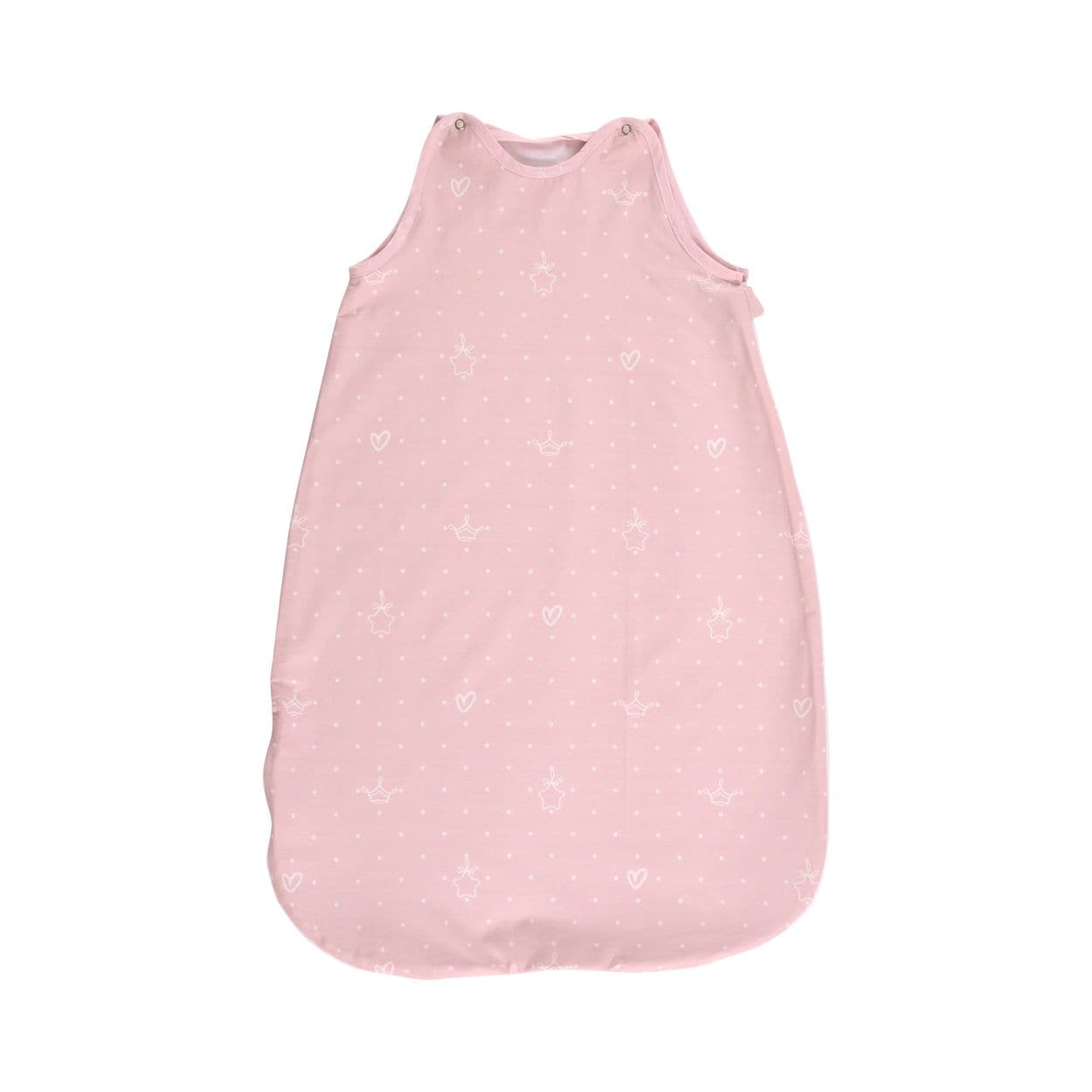 Lorelli Baby-Sommerschlafsack Summer, L&auml;nge 100 cm Breite 50 cm, 100% Baumwolle rosa Sterne 