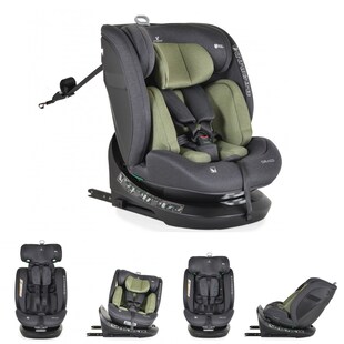 Cangaroo Kindersitz Draco i-Size (40-150cm) Isofix, 360° drehbar, Top Tether grün 