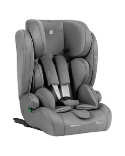 Kikkaboo Kindersitz i-Cross i-Size (76-150cm) Isofix Top Tether Kopfstütze Gurt grau 