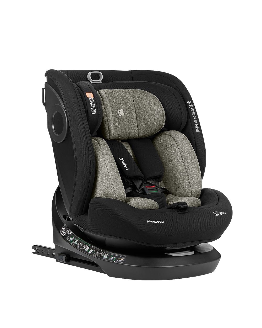 i-Size Kindersitz i-Hike (40-150 cm) Isofix, 360° drehbar, verstellbar grün