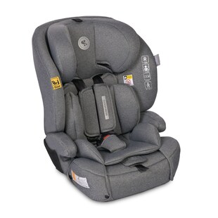 Lorelli Kindersitz i-Size Benevento (76-150 cm) Isofix, Kopfstütze verstellbar grau 