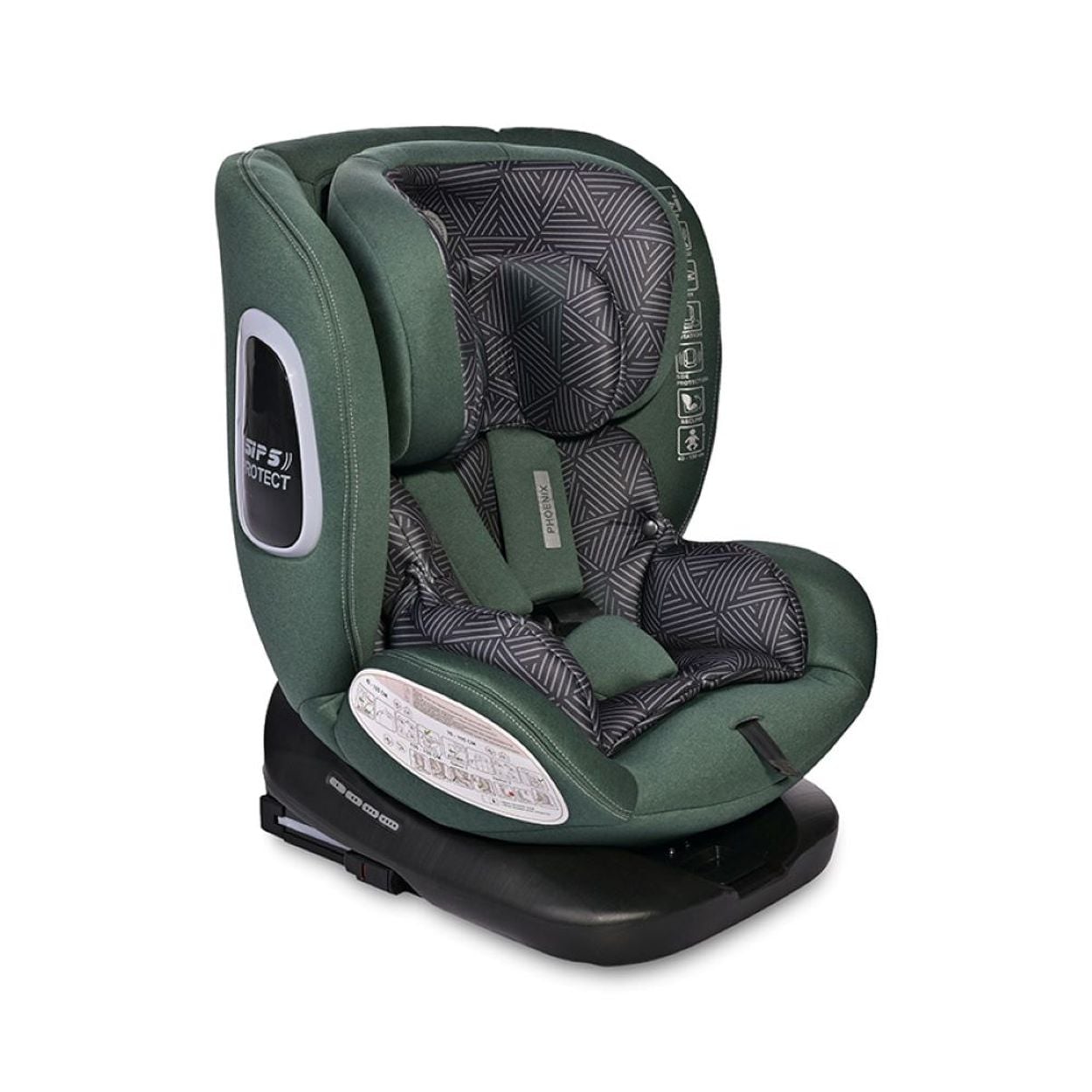 Lorelli Kindersitz Phoenix i-Size Isofix Gruppe 0+/1/2/3 (40-150cm) Top Tether gr&uuml;n 