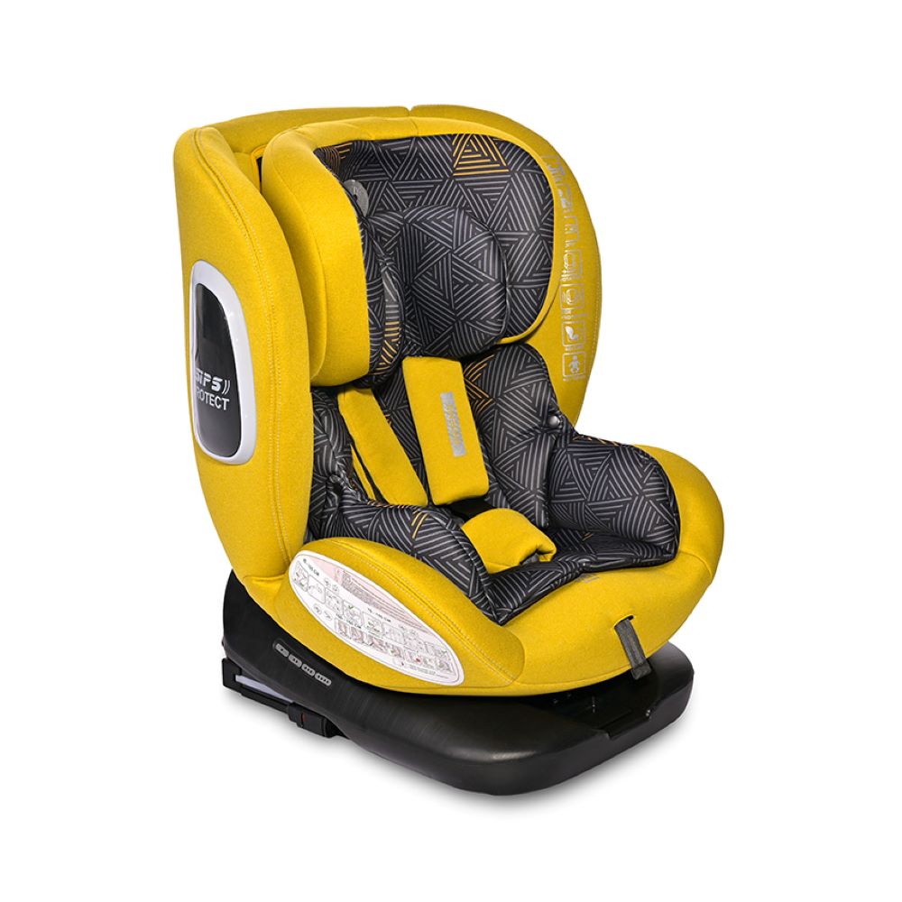 Lorelli Kindersitz Phoenix i-Size Isofix Gruppe 0+/1/2/3 (40-150cm) Top Tether gelb 
