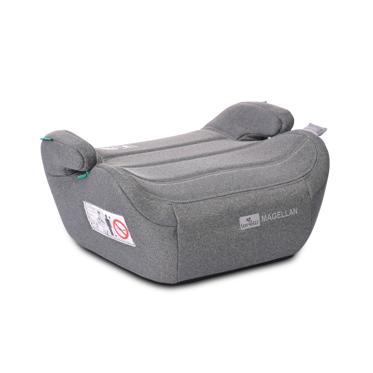 Lorelli Kinder Sitzerh&ouml;hung i-Size Magellan (125-150cm) Bezug waschbar, Booster grau 
