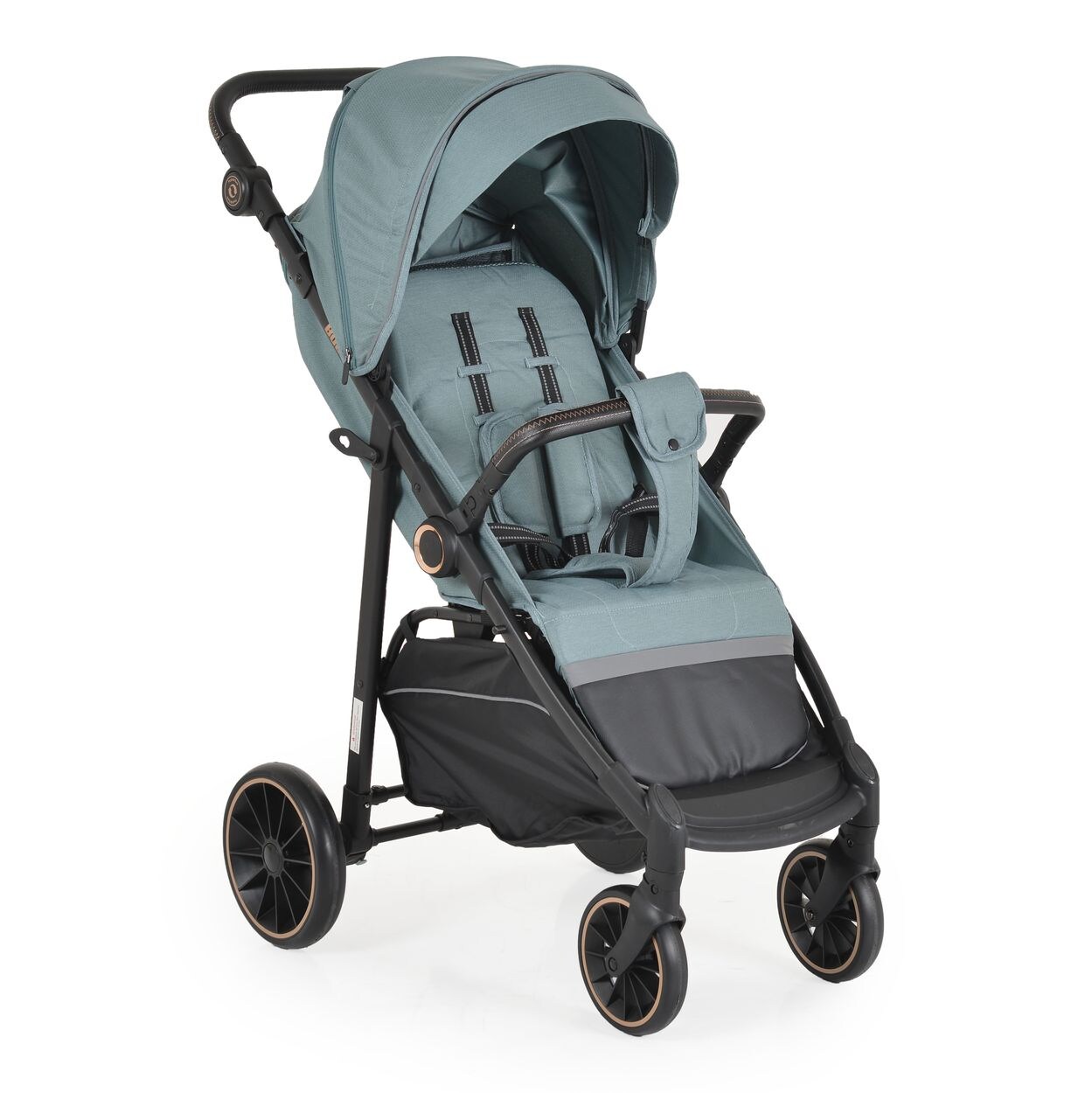 Sommerkinderwagen Buggy, Kinderbuggy, Sonnendach, EVA-Räder, verstellbar grün