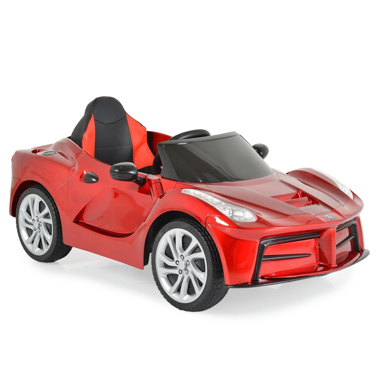 Kinder Elektroauto Liberty, Fernbedienung EVA-Reifen Rücklichter Gurt MP3 rot