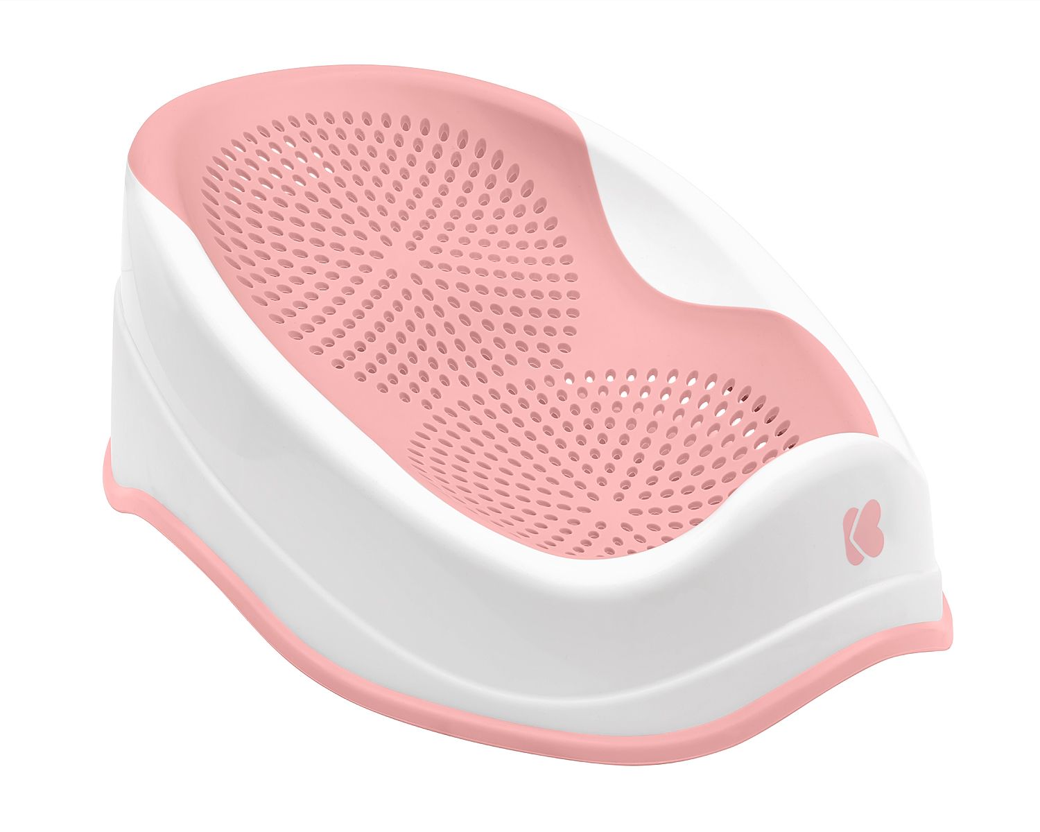 Kikkaboo Baby-Badesitz Relax rutschfest, ergonomische Form, Wanneneinlage rosa 