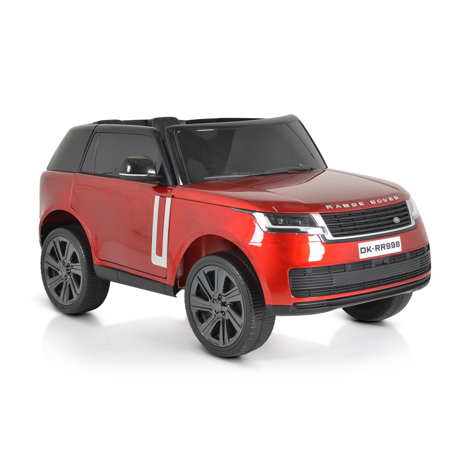 Moni Kinder Elektroauto Range Rover SUV metallic Fernbedienung Gurt EVA-Reifen rot 