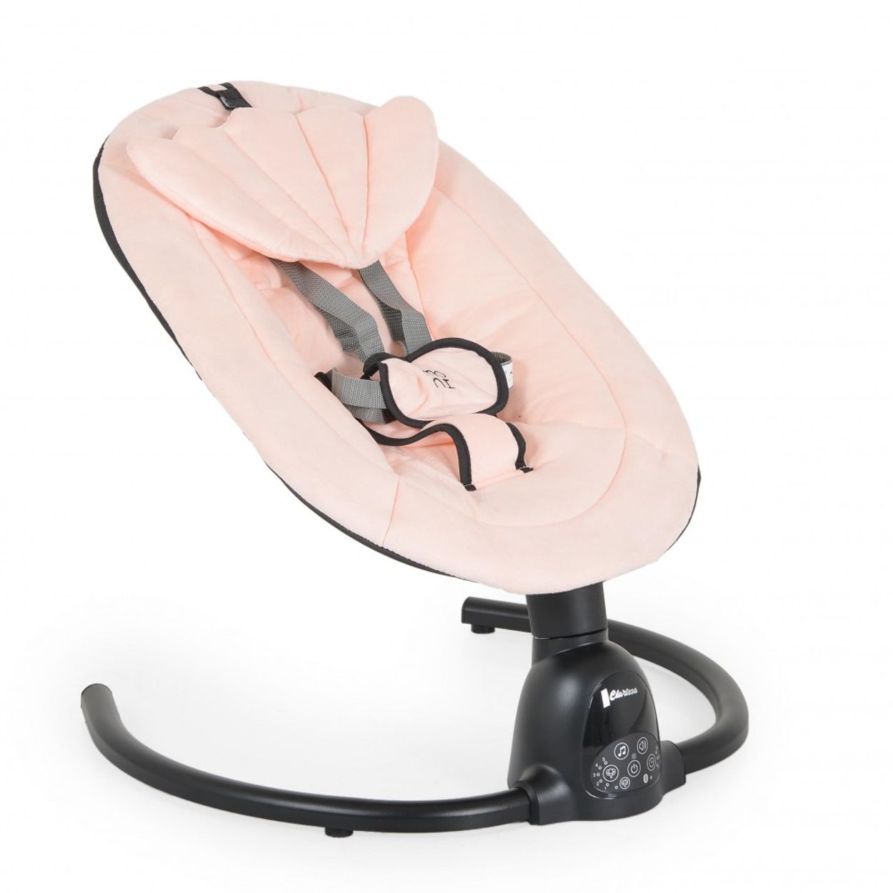 Moni Babywippe Clarissa elektrisch Moskitonetz Fernbedienung Musikfunktion Timer pink 