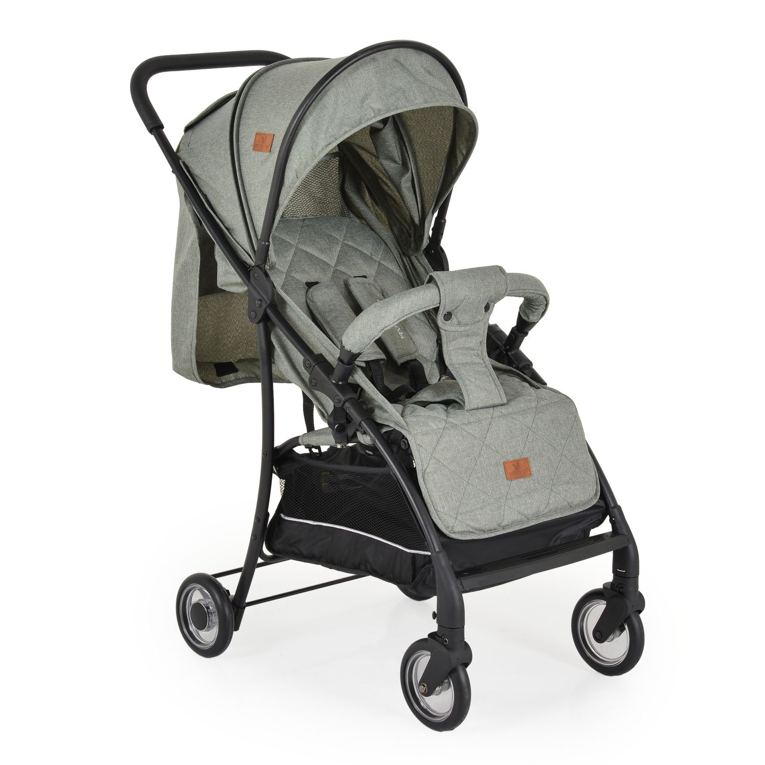 Cangaroo Kinderwagen London Buggy, Aluminiumrahmen, verstellbare R&uuml;ckenlehne gr&uuml;n 