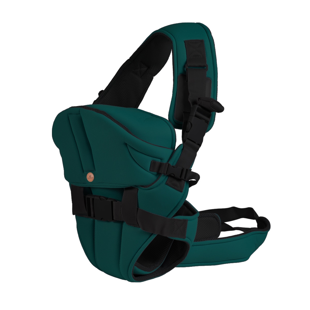 Babytrage Carry go 2 in 1 Bauch- und H&uuml;fttrage von 3 Monaten bis 1 Jahr gr&uuml;n 