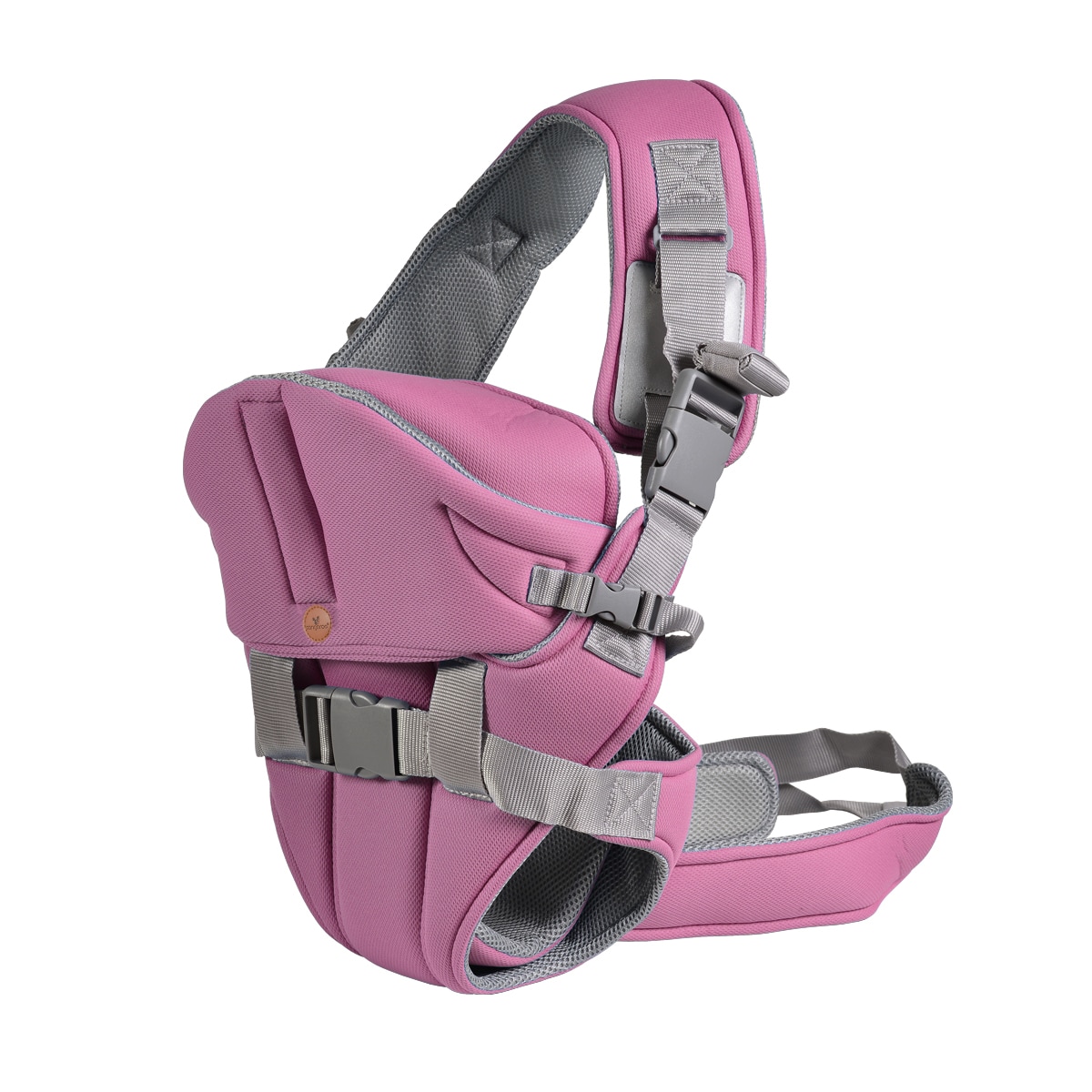 Babytrage Carry go 2 in 1 Bauch- und H&uuml;fttrage von 3 Monaten bis 1 Jahr pink 