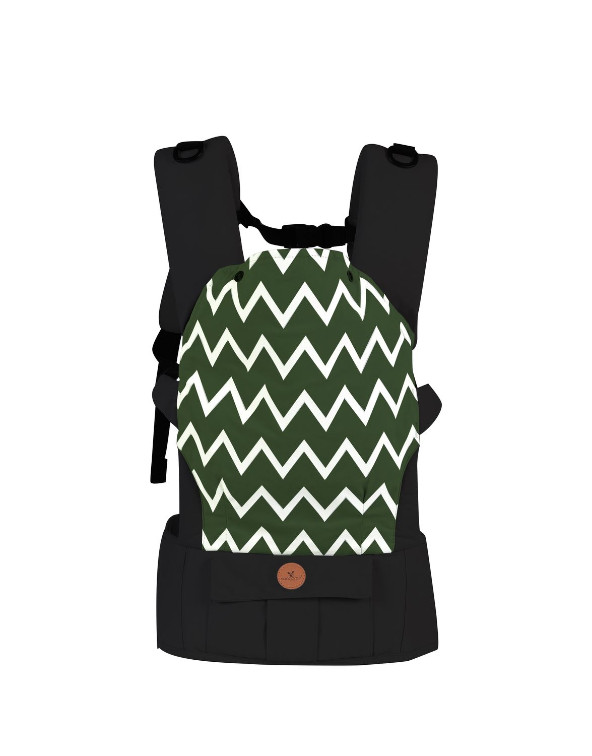 Cangaroo Babytrage Explorer 3 in 1 Bauch- und R&uuml;ckentrage bis 15 kg ab 4 Monate gr&uuml;n 