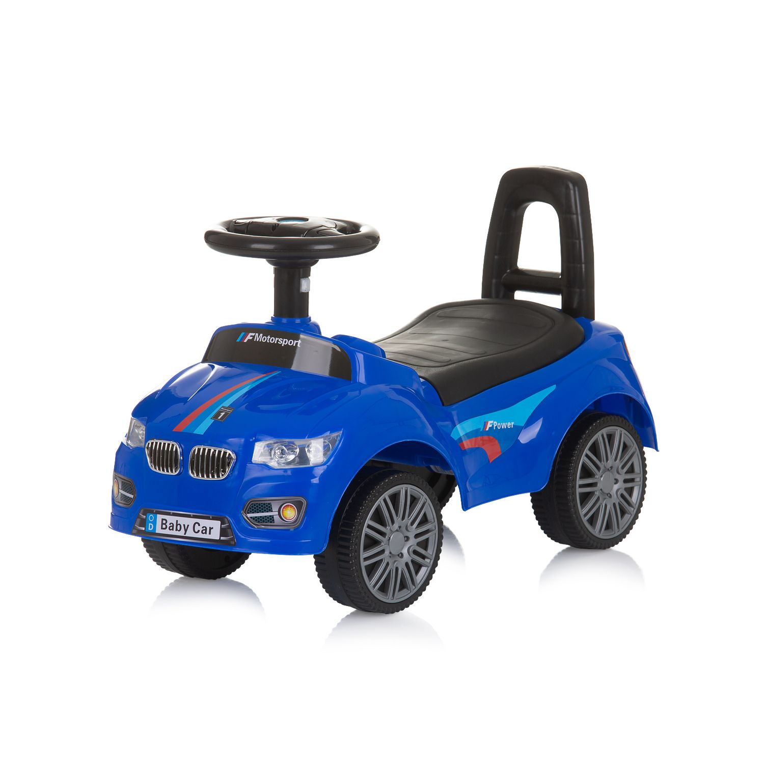 Chipolino Kinder Rutschauto Sprinter Stauraum unter Sitz Musik Hupe R&uuml;ckenlehne blau 