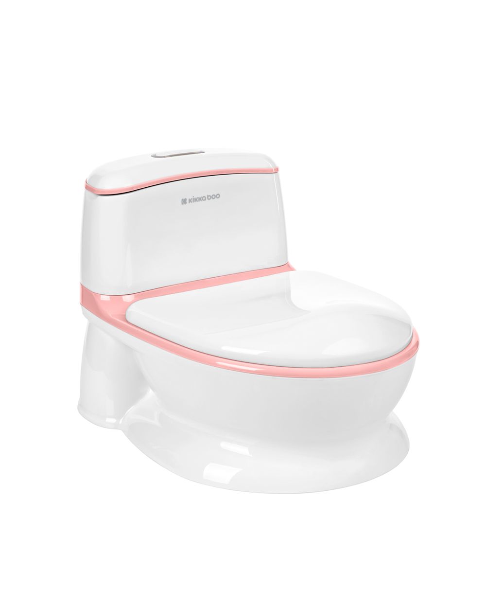 Kikkaboo Kindert&ouml;pfchen-Toilette Flushy, rutschfest, Musik, Toilettenpapierfach rosa 
