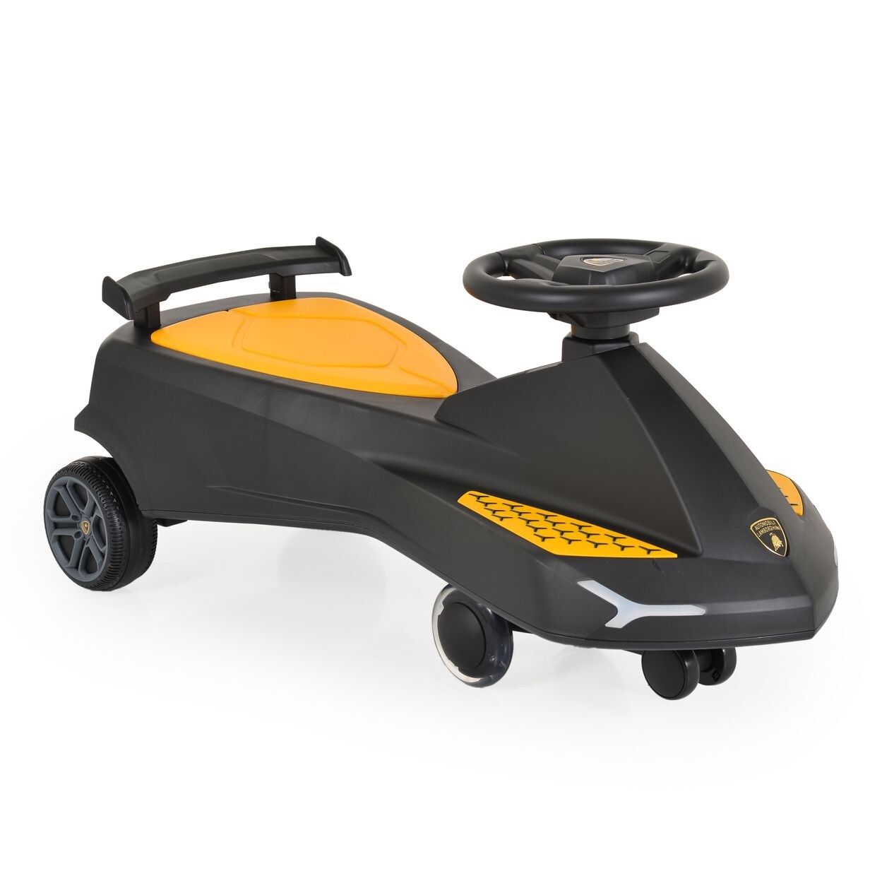 Kinder Rutschfahrzeug Lamborghini Swing Car Musikfunktion Lichter bis  schwarz