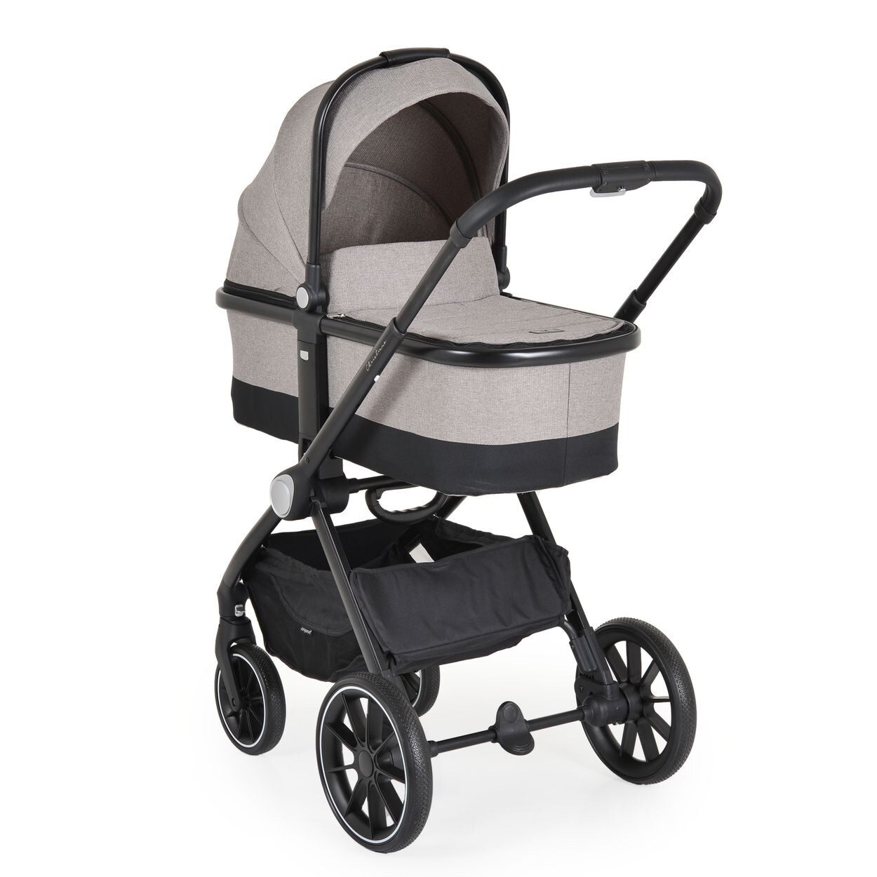 Kombikinderwagen 3 in 1 Christiano Babywanne Babyschale klappbar Tasche beige