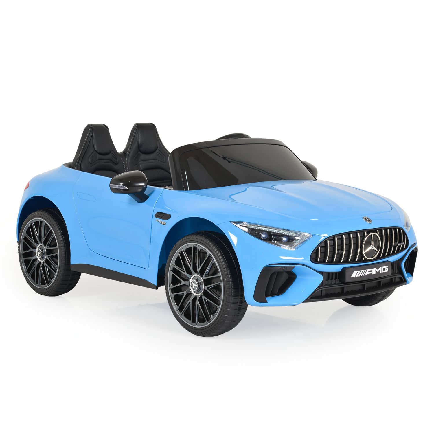 Moni Kinder Elektroauto Mercedes-Benz DK-SL63 Zweisitzer Fernbedienung Bluetooth blau 