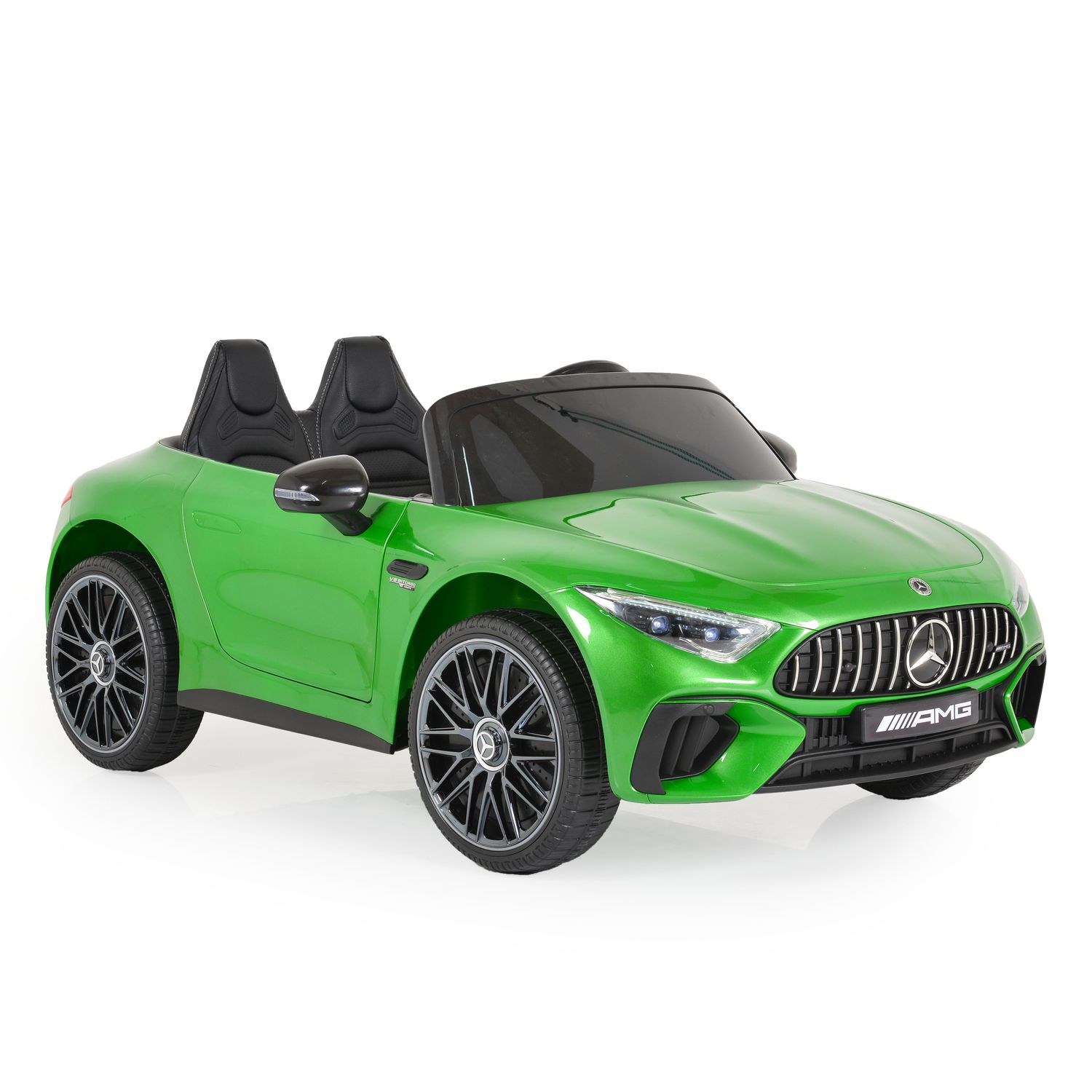 Moni Kinder Elektroauto Mercedes-Benz DK-SL63 Zweisitzer Fernbedienung Bluetooth gr&uuml;n 