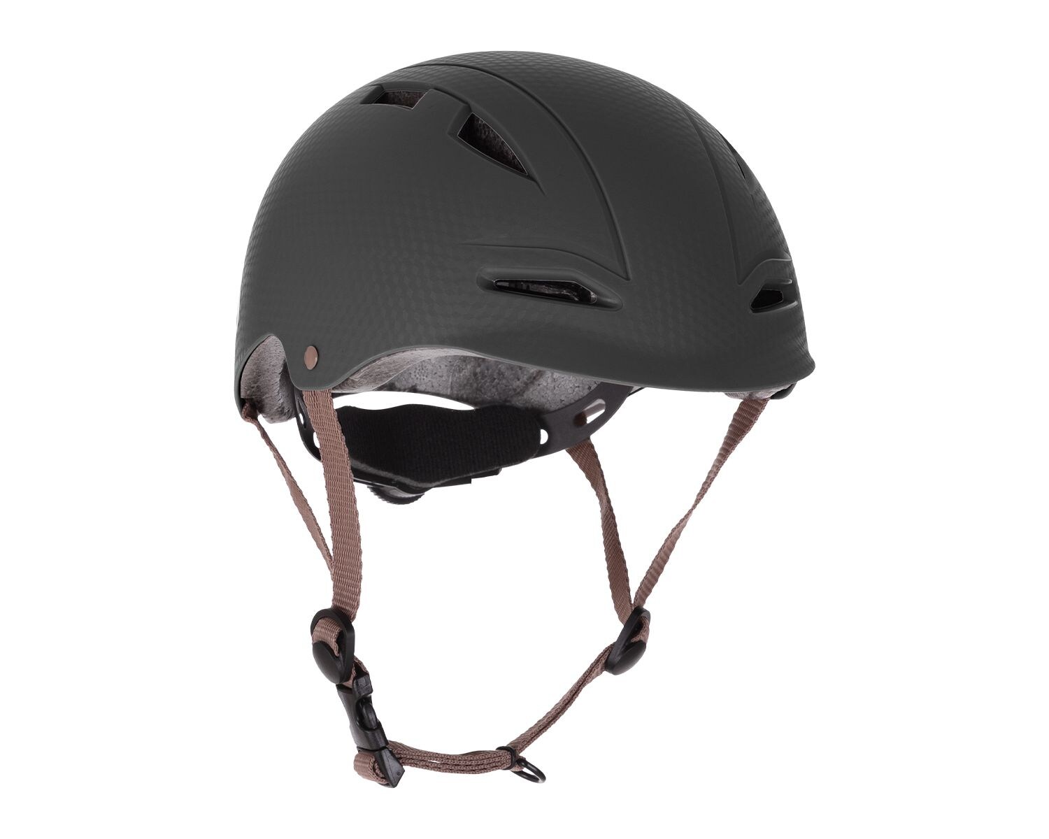 Kikkaboo Kinder-Schutzhelm 46 - 56 cm mit 9 großen Öffnungen verstellbare Gurte schwarz