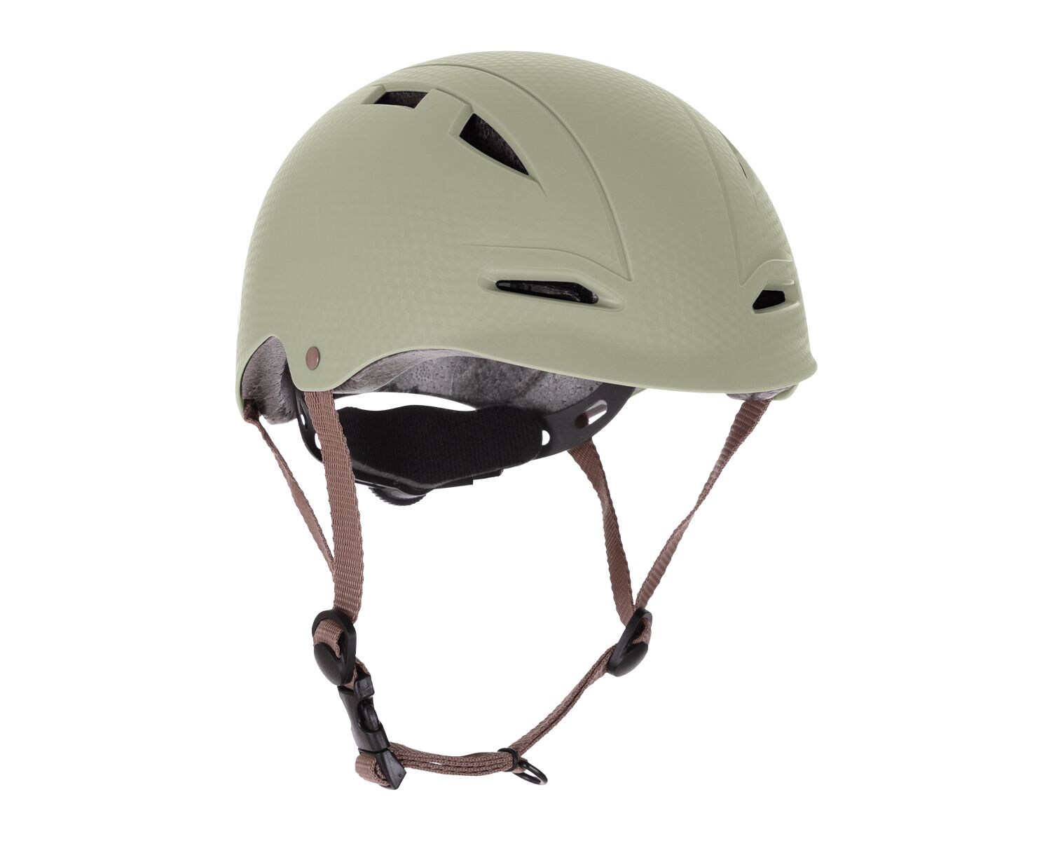 Kikkaboo Kinder-Schutzhelm 46 - 56 cm mit 9 großen Öffnungen verstellbare Gurte grün