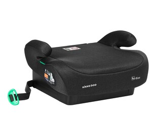 Kikkaboo Kindersitz, Sitzerhöhung i-Go i-Size (125-150cm) Gruppe 3, Armlehne schwarz 