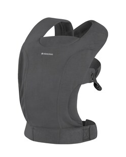 Kikkaboo Babytrage Riley Bauchtrage Rückentrage breite Schultergurte ab 4 Monate grau 