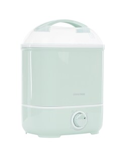 Kikkaboo Sterilisator Trockner Cleo 2 in 1 elektrisch 6 Flaschen Schalterknopf hellgrün 