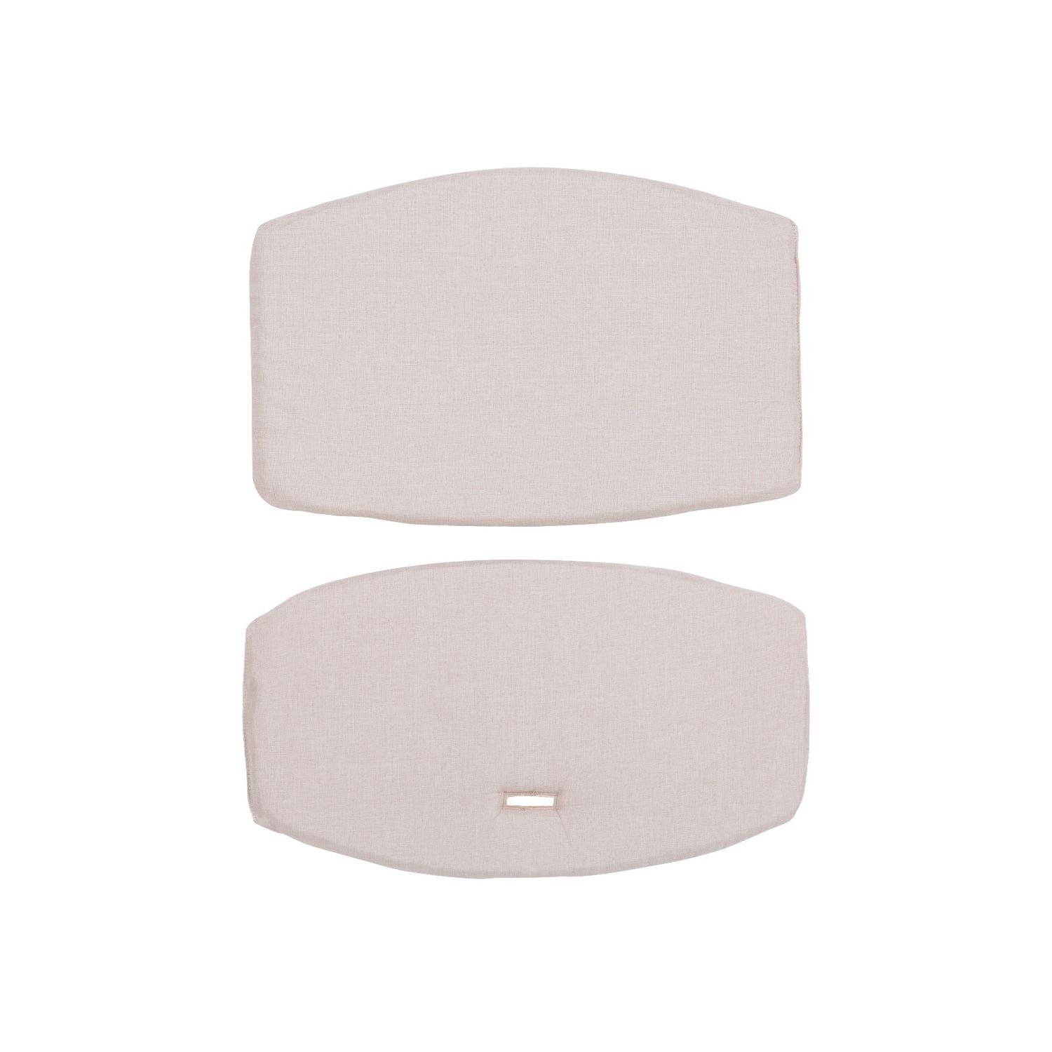 Chipolino Kinder-Kissenset Hochstuhl 2-teiliges Sitzeinlagen-Set f&uuml;r Holz-St&uuml;hle beige 