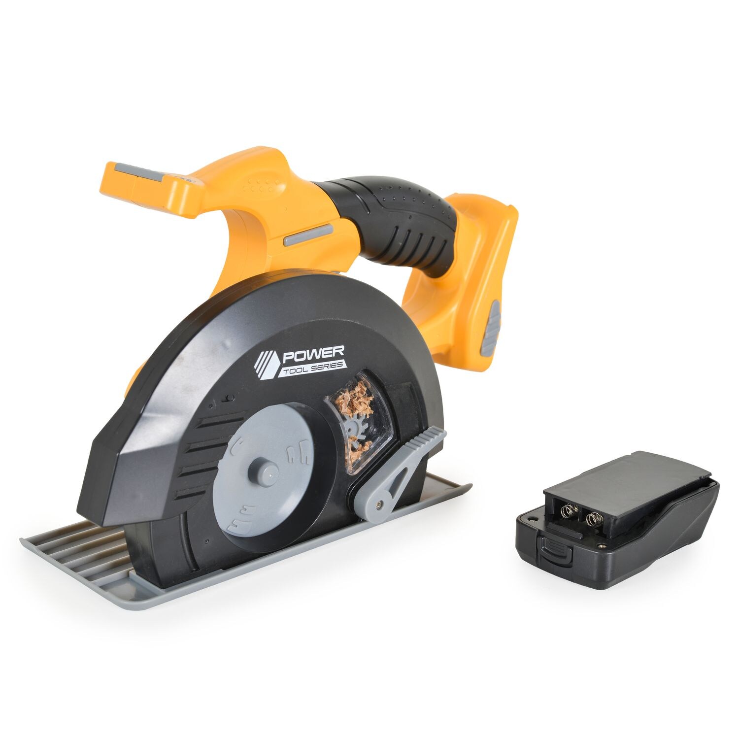 Moni Kinderspielzeug-Kreissäge T008 Licht- und Soundeffekte Kinderspielwerkzeug gelb