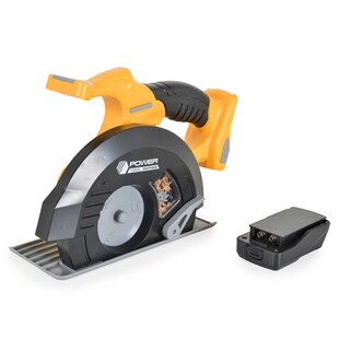 Moni Kinderspielzeug-Kreissäge T008 Licht- und Soundeffekte Kinderspielwerkzeug gelb 