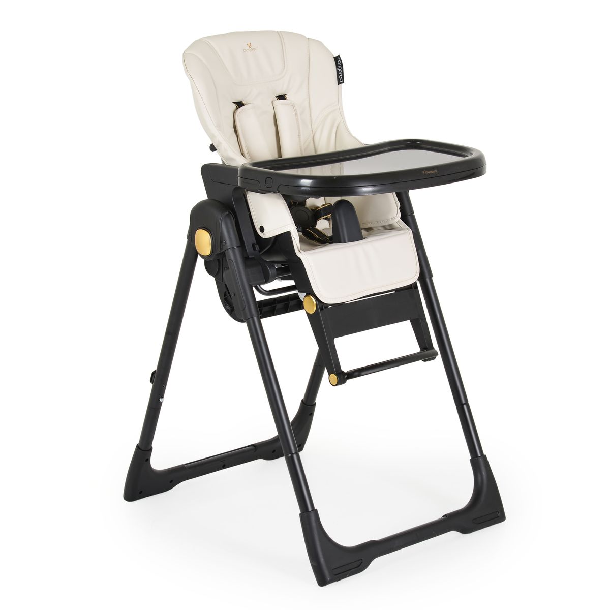 Cangaroo Kinderhochstuhl Tiramisu 2in1 klappbar h&ouml;henverstellbar 5 Kipp-Position beige 