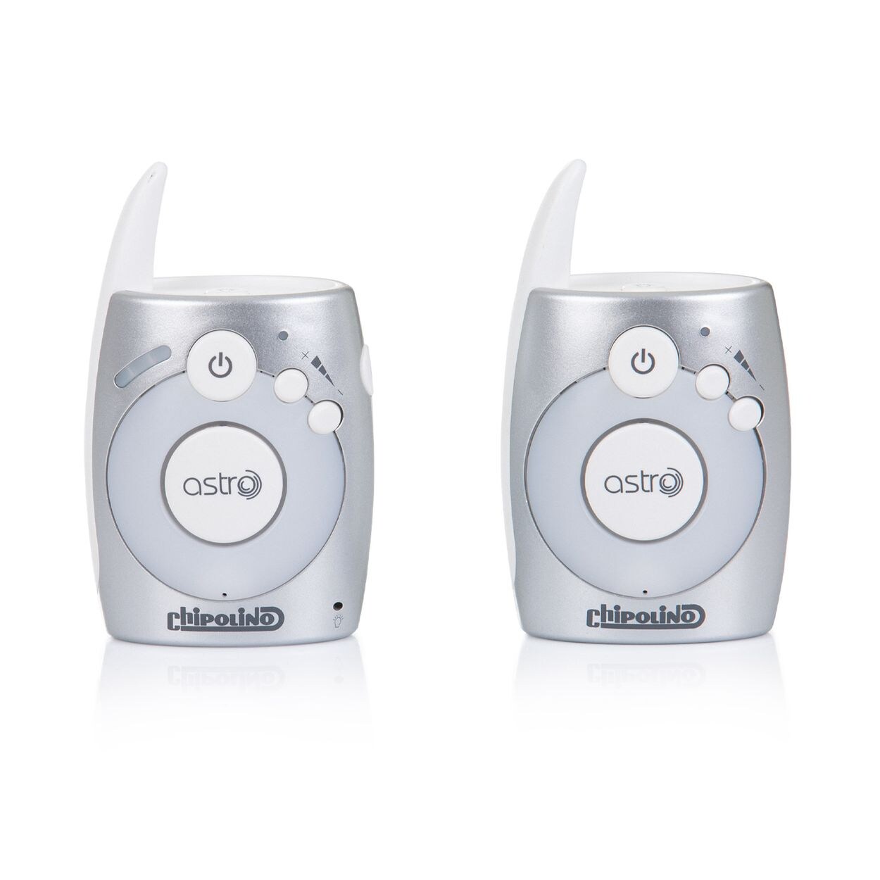 Babyphone Astro 1,8 GHz Lautstärkeregelung, Nachtlicht, USB-Adapter silber