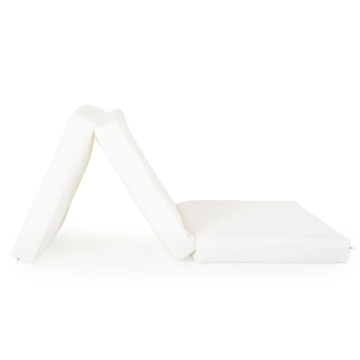 Moni Babybett Faltmatratze, Klappmatratze Snooze 120 x 60 x 6 cm, Bezug waschbar wei&szlig;2 