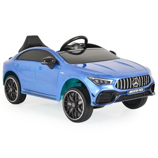 Moni Kinder Elektroauto Mercedes-AMG CLA 45 Bluetooth Fernbedienung vier Motoren blau 