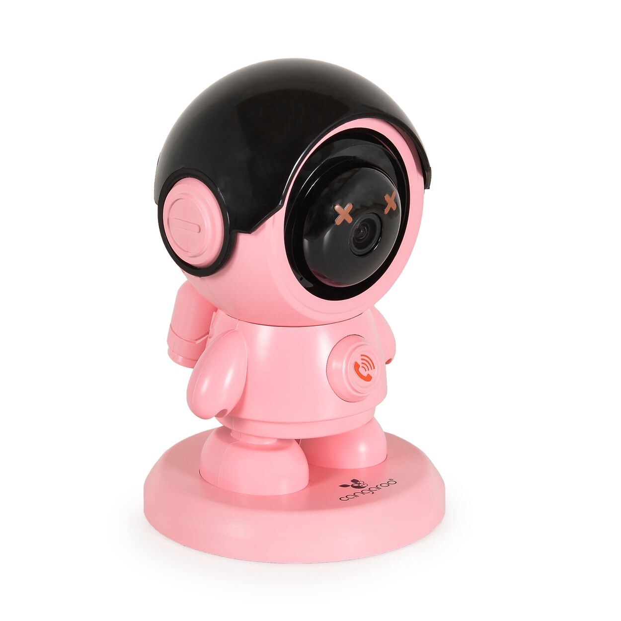 Babyphone West 360 Grad Drehung, Nachtsicht, SD-Kartenstecklatz, WLAN rosa