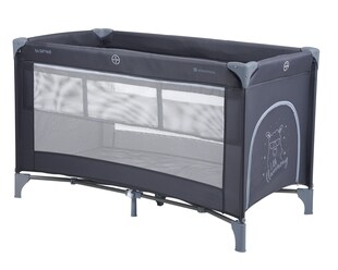 Kikkaboo Reisebett, Laufstall So Gifted 2 Ebenen Matratze, Tragetasche, Öffnung jeans blau 