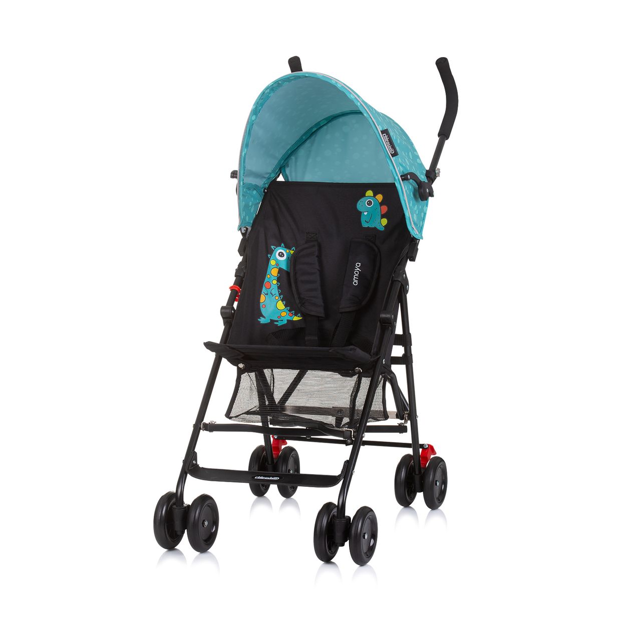 Chipolino Kinderwagen Amaya Buggy Sonnendach verstellbar, zusammenklappbar, Korb t&uuml;rkis 