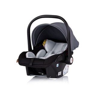 Chipolino Set Babyschale Isofix-Basis-Station Amore i-Size Gruppe 0+ (0 - 13 kg) grau gemustert 