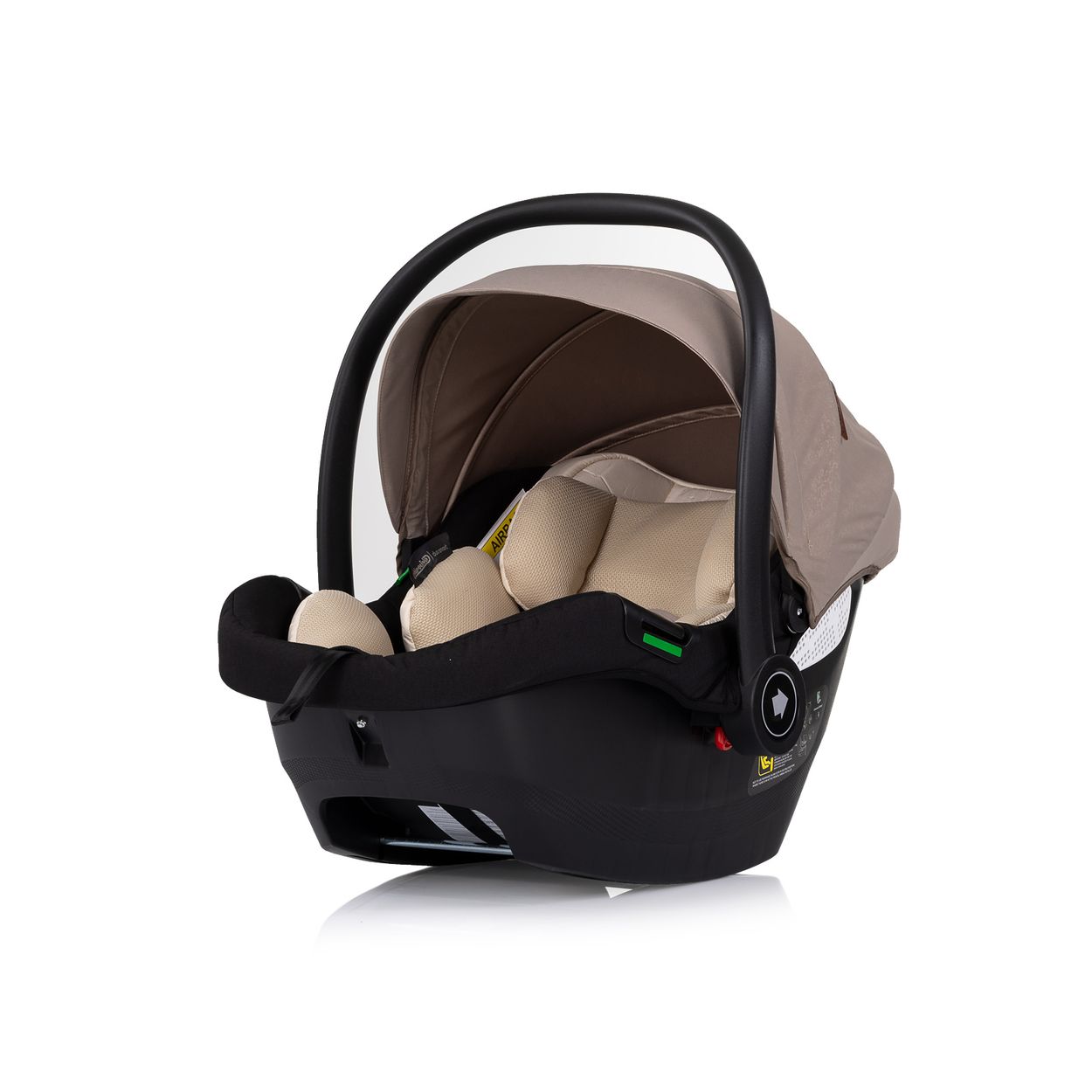 Chipolino Set Babyschale Isofix-Station Duo Smart i-Size verstellbare Kopfst&uuml;tze braun 
