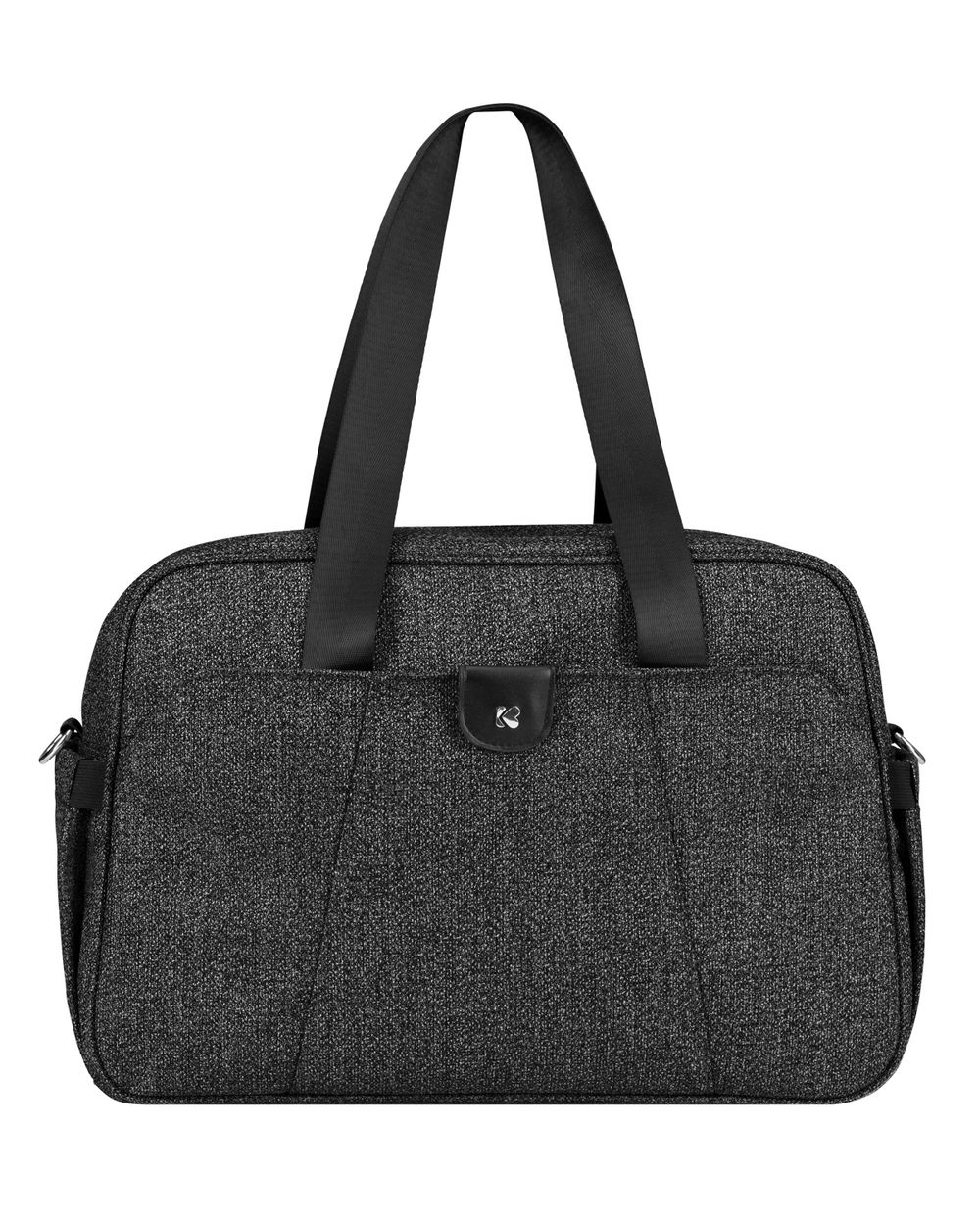 Kikkaboo Wickeltasche Chelsea mit Wickelunterlage, Seitentaschen, Thermofach black 