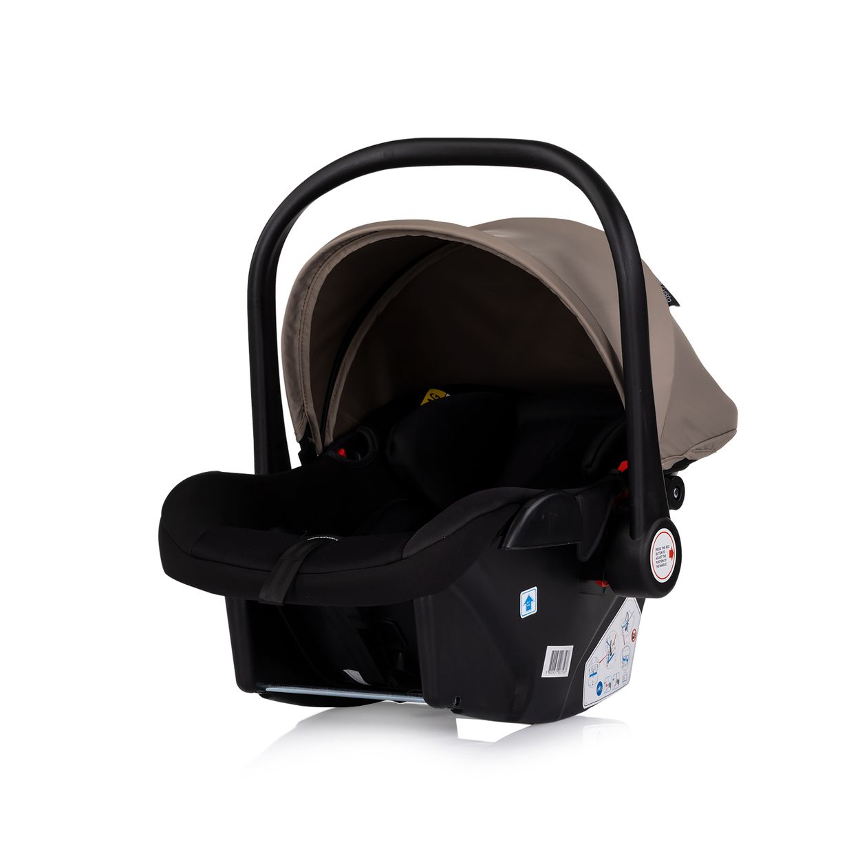 Chipolino Set Babyschale Isofix Basisstation Vista i-Size (40-87cm) verstellbar beige 