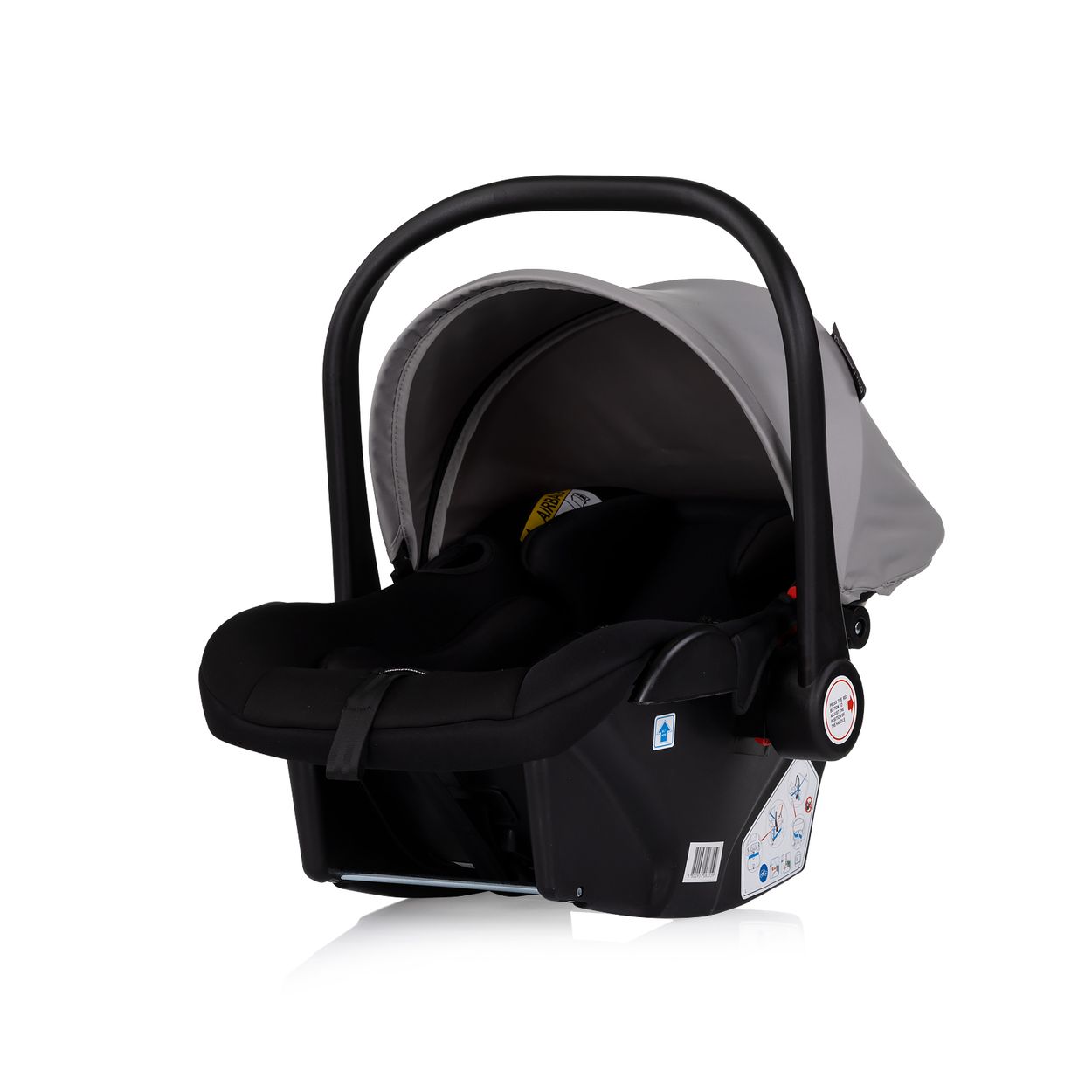 Chipolino Set Babyschale Isofix Basisstation Vista i-Size (40-87cm) verstellbar grau 